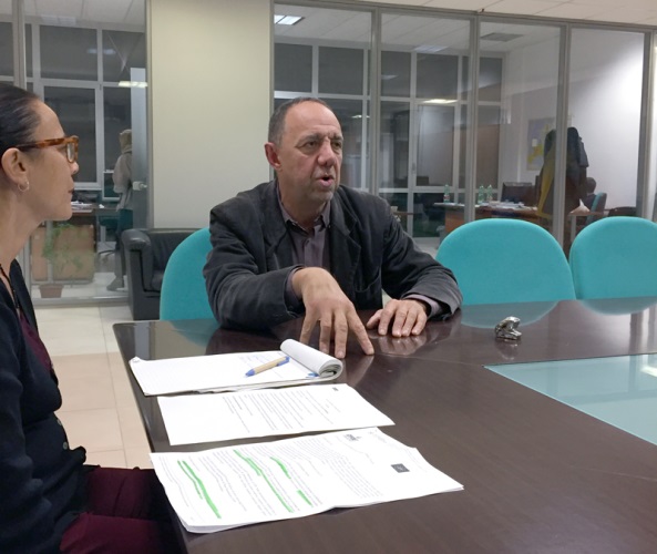 Alcune immagini dell’intervista a Silvano Falocco